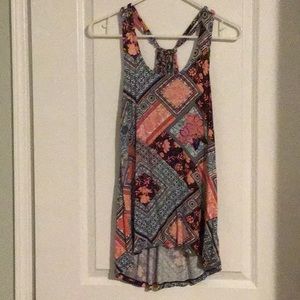 Maurices Multicolor Geometric Tank Top